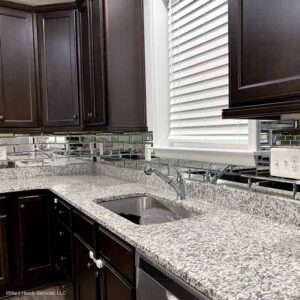 Kitchen backsplash tile installed by Willard Services in Northern Virginia