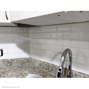 Tile and backsplash installation completed by Willard Services in Northern Virginia